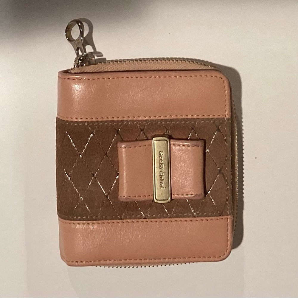 See By Chloe Pink and Brown Wallet